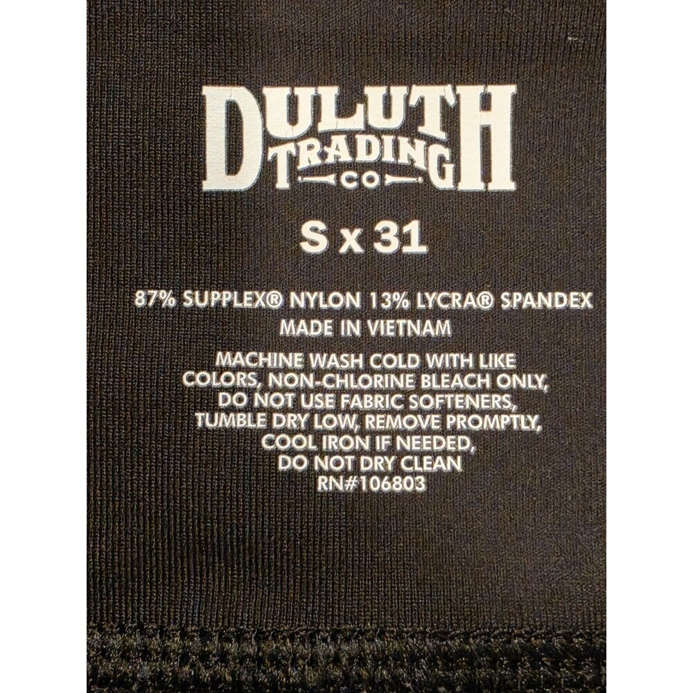 Duluth Trading Co NOGA Classic Slim Leg Pants Womens Small 31 Black Stretch - Picture 4 of 8